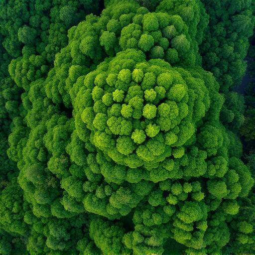 Aerial view of Bwindi Impenetrable Forest, Uganda